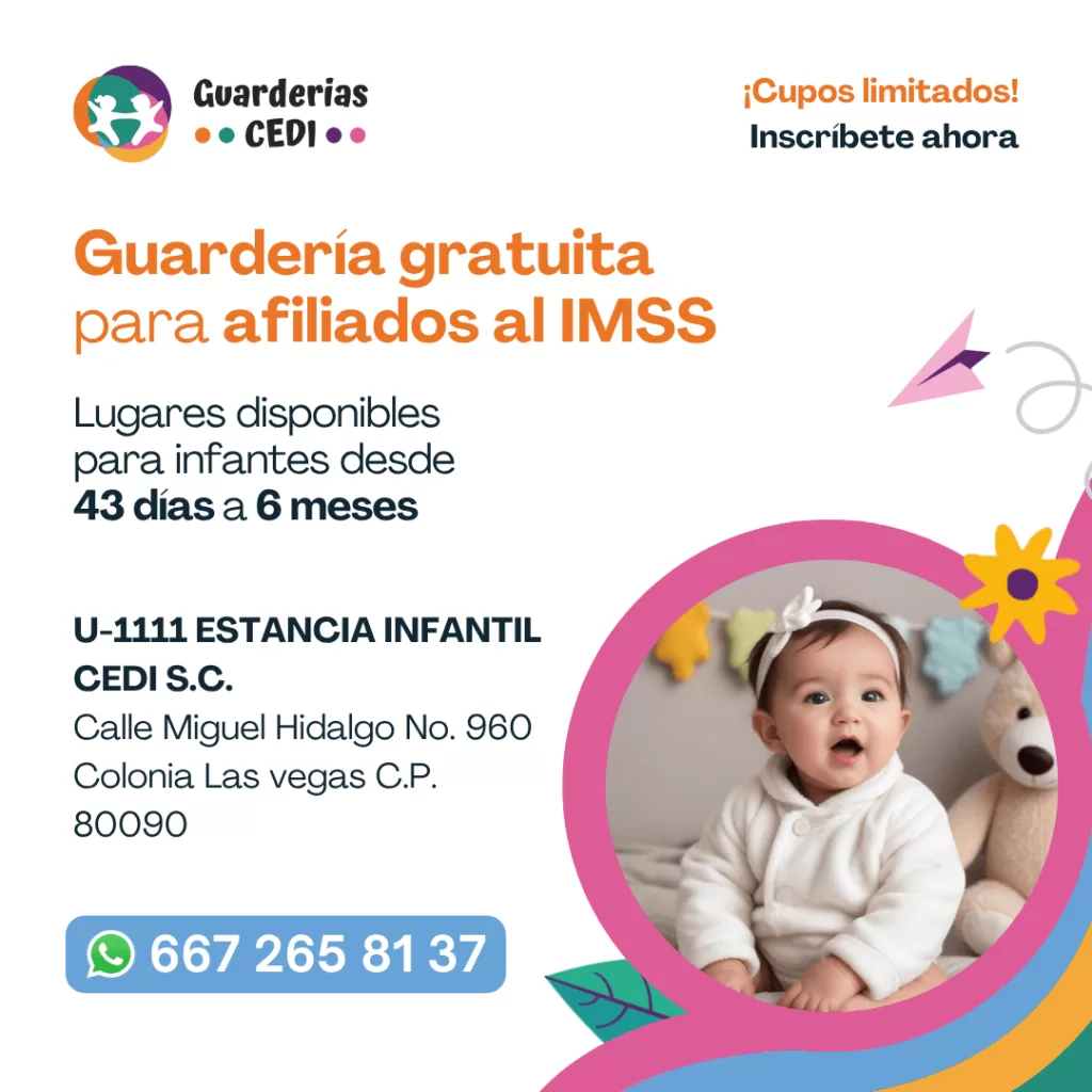Caso de éxito: Guarderías CEDI, comunicación para familias 18 Post de redes Guarderías CEDI