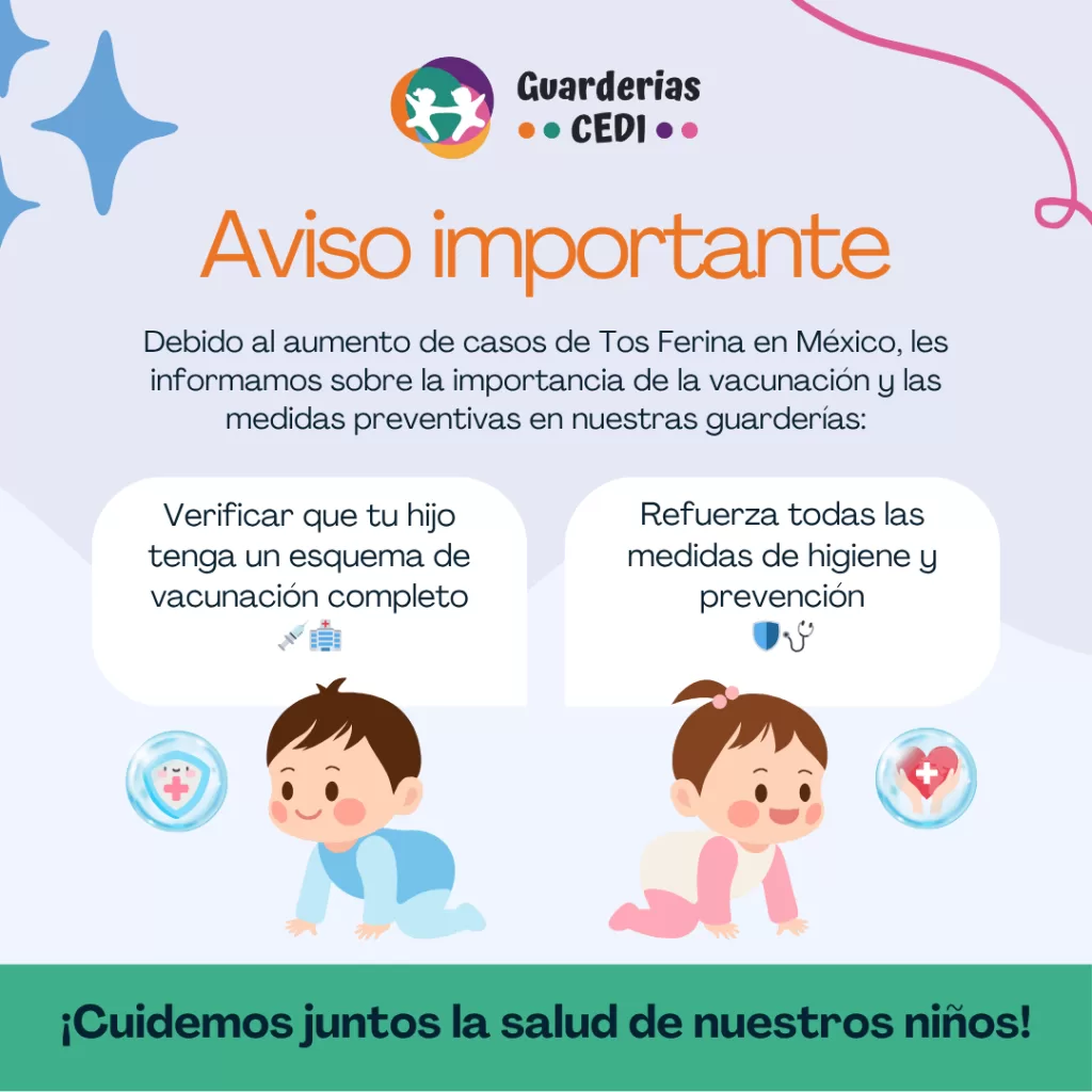 Caso de éxito: Guarderías CEDI, comunicación para familias 11 Campaña de vacunación Guarderías CEDI
