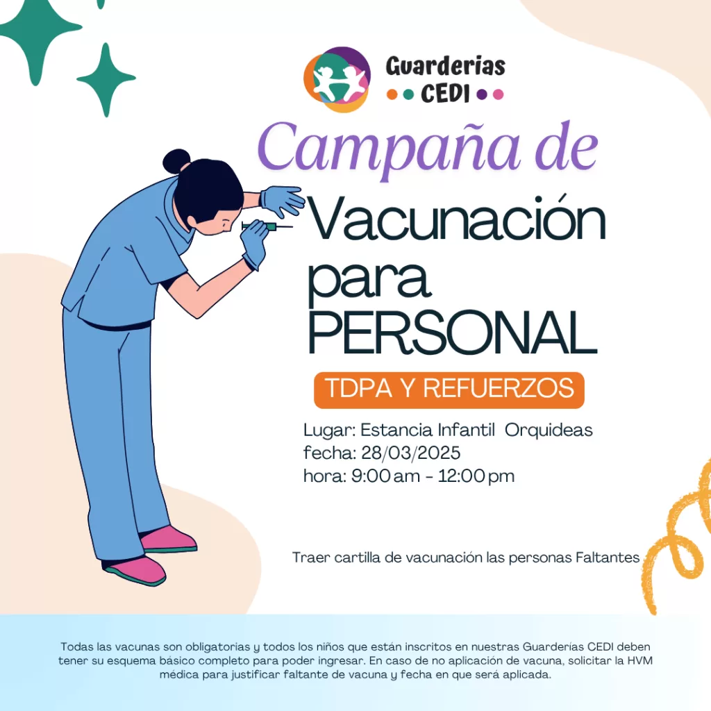 Caso de éxito: Guarderías CEDI, comunicación para familias 12 Campaña de vacunación Guarderías CEDI