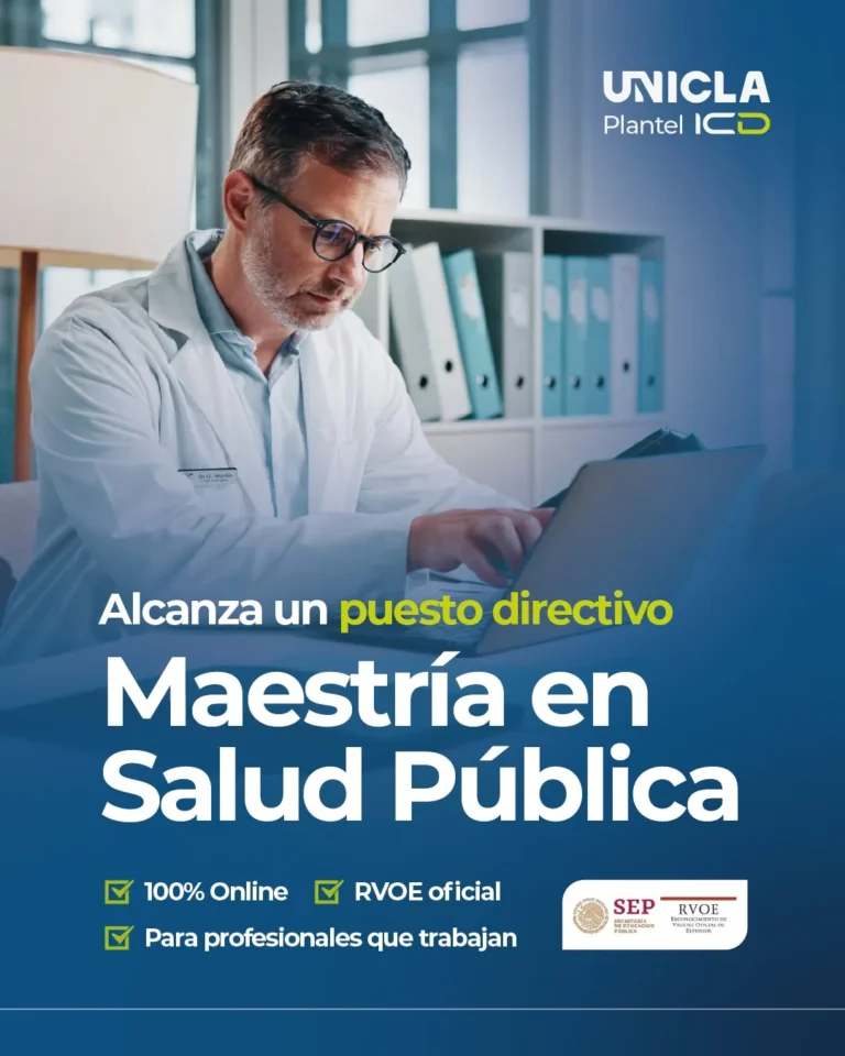 Caso de éxito ICD UNICLA: publicidad para posgrados 9 Anuncio de Meta Ads de la Maestría en Salud Pública de ICD UNICLA, creado por TinyLab