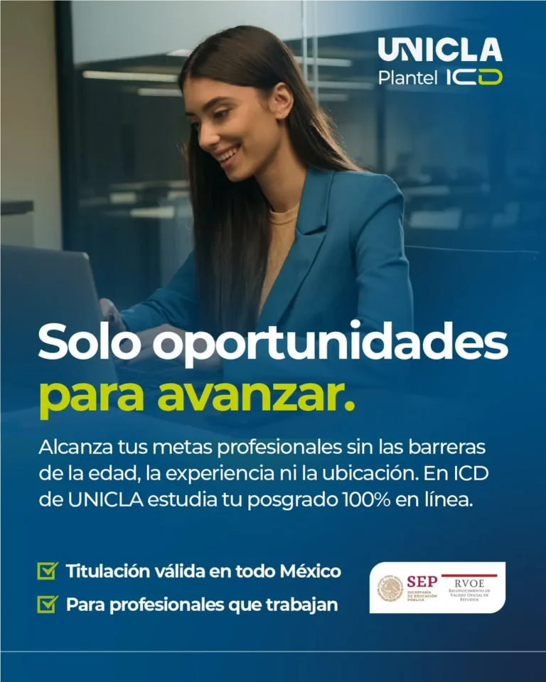Caso de éxito ICD UNICLA: publicidad para posgrados 14 Anuncio de posgrados 100 % en línea de ICD UNICLA, creado por TinyLab