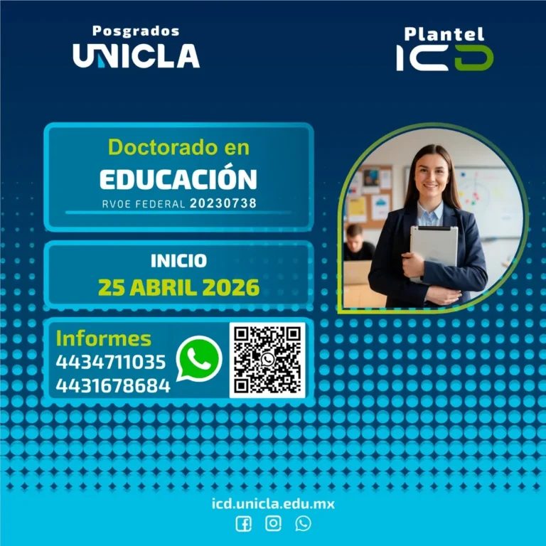 Caso de éxito ICD UNICLA: publicidad para posgrados 8 Publicidad anterior de ICD UNICLA: Doctorado en Educación