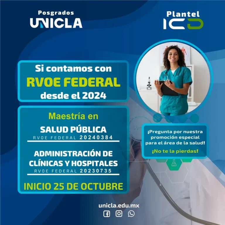 Caso de éxito ICD UNICLA: publicidad para posgrados 5 Publicidad anterior de ICD UNICLA: maestrías en salud con RVOE