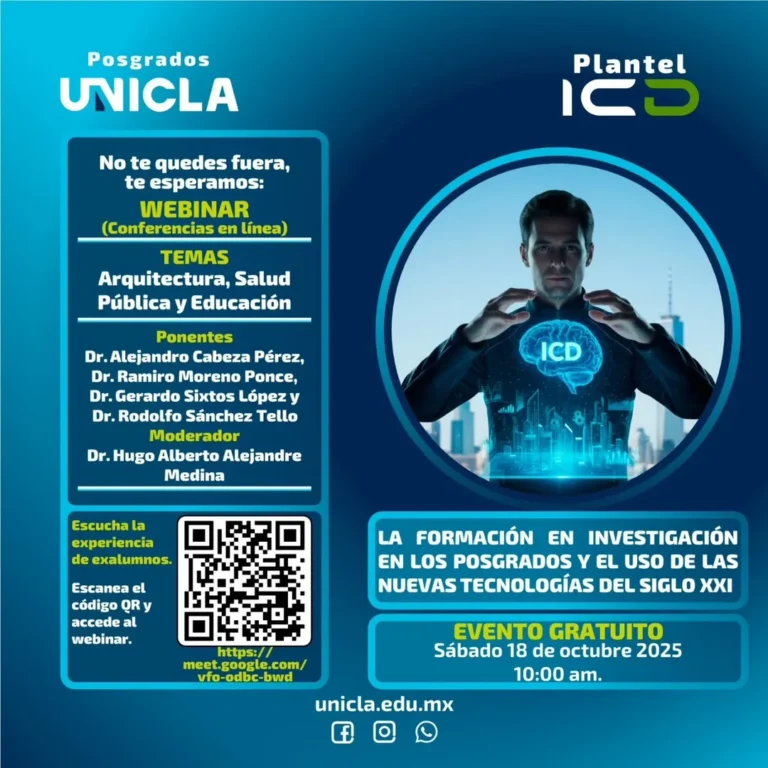 Caso de éxito ICD UNICLA: publicidad para posgrados 7 Publicidad anterior de ICD UNICLA: webinar de investigación en posgrados